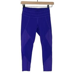 Athleta Bright Royal Purple Athletic Leggings Size XXS